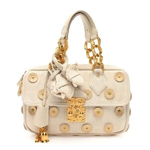 Louis Vuitton Cream Gold Panema Tinkerbell Shoulder Bag